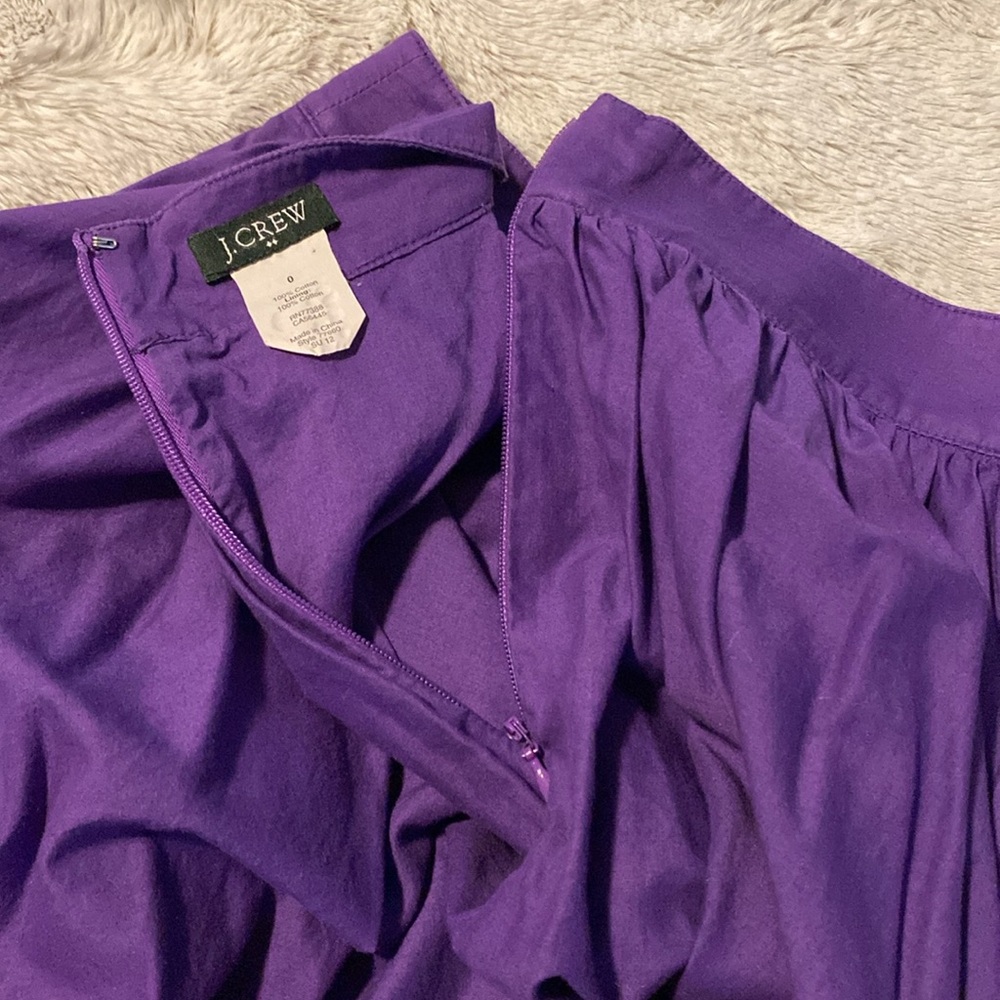 J. Crew Purple Midi Skirt - Picture 4 of 9